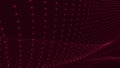 Abstract futuristic background. Big data visualization. Network connection. Data transfer. 3d rendering. Technology Royalty Free Stock Photo