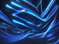 abstract futuristic background blue glowing neon moving high speed wave lines and bokeh lights data transfer concept.generative AI Royalty Free Stock Photo