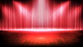 Futuristic background of empty stage with red curtain and lighting spotlgiht stage background Royalty Free Stock Photo