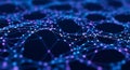 Digital Network Plexus Background Royalty Free Stock Photo