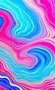 abstract futuristic background with pink blue glowing neon moving high speed wave lines and bokeh lights. Royalty Free Stock Photo