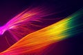 Abstract futuristic colourful neon light trails energy style swoosh background Royalty Free Stock Photo