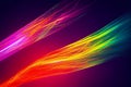 Abstract futuristic colourful neon light trails energy style swoosh background Royalty Free Stock Photo