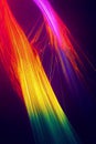 Abstract futuristic colourful neon light trails energy style swoosh background Royalty Free Stock Photo