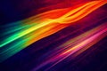 Abstract futuristic colourful neon light trails energy style swoosh background Royalty Free Stock Photo