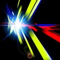 Abstract futuristic design with different colors forms. Digital Royalty Free Stock Photo