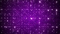 Abstract futuristic infinite flow of scientific data. Network structure of an array of points. Outer space background. Big data Royalty Free Stock Photo