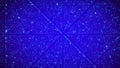 Abstract futuristic infinite flow of scientific data. Network structure of an array of points. Outer space background. Big data Royalty Free Stock Photo