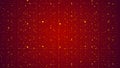 Abstract futuristic infinite flow of scientific data. Network structure of an array of points. Outer space background Royalty Free Stock Photo