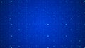Abstract futuristic infinite flow of scientific data. Network structure of an array of points. Outer space background Royalty Free Stock Photo