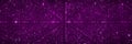 Abstract futuristic infinite flow of scientific data. Network structure of an array of points. Outer space background. Big data Royalty Free Stock Photo