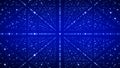 Abstract futuristic infinite flow of scientific data. Network structure of an array of points. Outer space background. Big data Royalty Free Stock Photo