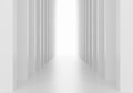 Abstract futuristic light corridor interior Royalty Free Stock Photo