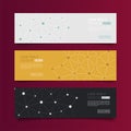 Abstract futuristic low poly background with connecting dots and lines. Connection structure. Vector science polygonal design.