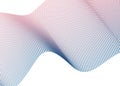 Abstract Futuristic  Dotted Waves Gradient Background Wallpaper with Lines &  Transparency Royalty Free Stock Photo