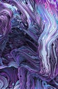 Abstract futuristic purple lines