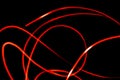 Abstract futuristic red neon background