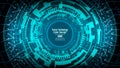Abstract Futuristic Technological Background Vector. Hi Speed Digital Design. Security Network Backdrop Royalty Free Stock Photo