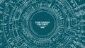 Abstract Futuristic Technological Background Vector. Hi Speed Digital Design. Security Network Backdrop Royalty Free Stock Photo