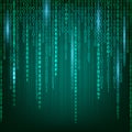 Abstract futuristic technology with binary code. matrix background with digits Royalty Free Stock Photo