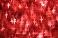 Abstract fuzzy dark red background with glowing stars Royalty Free Stock Photo