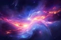 Abstract Galaxy background, Colourful star. Generative AI Royalty Free Stock Photo