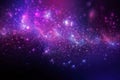 abstract galaxy, computer generated fractal background, purple and pink . Royalty Free Stock Photo