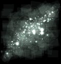 Abstract galaxy stars on dark sky space background