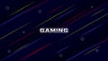 Abstract gaming background with colorful ray modern style