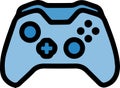 Abstract gaming icon clipart design on white
