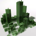 Abstract generic city Royalty Free Stock Photo