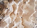 Abstract geological formations in the ground with mineral deposits