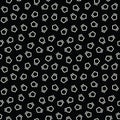 Abstract geometrc black and white deco art memphis fashion pentagon pattern