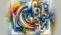 Abstract Geometric Artwork