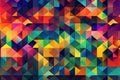 abstract geometric background. AI Generative Royalty Free Stock Photo