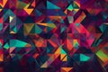 abstract geometric background. AI Generative Royalty Free Stock Photo