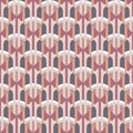 Abstract geometric background in art nouveau retro style. Seamless decorative pattern. Ornament mosaic wallpaper. Vector Royalty Free Stock Photo