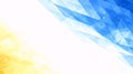 Abstract Geometric Background with Blue and Yellow Gradient Royalty Free Stock Photo