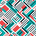 Abstract Geometric Background With Boldly Fragmented Art Deco Designs Royalty Free Stock Photo