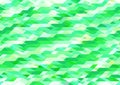 Abstract geometric background. Bright shades of green geometric pattern. Horizontally seamless. Vector