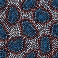 Abstract geometric background with colorful dots. Seamless spotted pattern