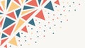 Abstract Geometric Background with Colorful Exploding Triangles vector design Generative AI Royalty Free Stock Photo
