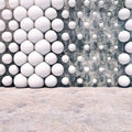 Abstract geometric background of the concrete Royalty Free Stock Photo