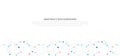 abstract geometric background and connecting dots, points and lines. Digital technology Global network connection. Royalty Free Stock Photo