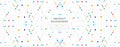 abstract geometric background and connecting dots, points and lines. Digital technology Global network connection. Royalty Free Stock Photo