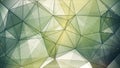 Abstract geometric background dark green triangles and lines