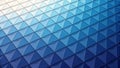 Abstract geometric background with a deep blue gradient across a modern triangular pattern. Royalty Free Stock Photo