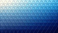 Abstract geometric background with a deep blue gradient across a modern triangular pattern. Royalty Free Stock Photo
