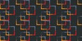 Abstract Geometric Background Design, Many Colorful Overlapping Rectangular Frames Pattern Royalty Free Stock Photo