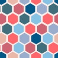 Abstract geometric background with different geometric shapes - triangles, circles, dots, lines